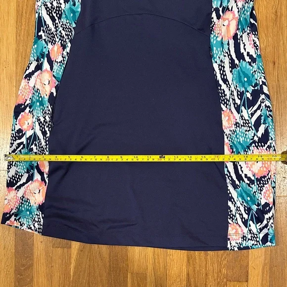 Pebble Beach | Women’s Navy and Floral Print Dress - Picture 11 of 16